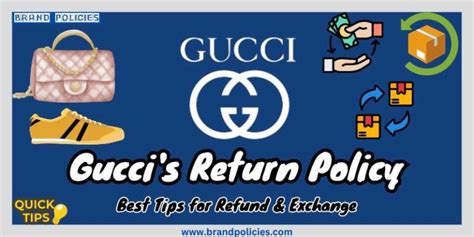 gucci belt return policy|does gucci give refunds.